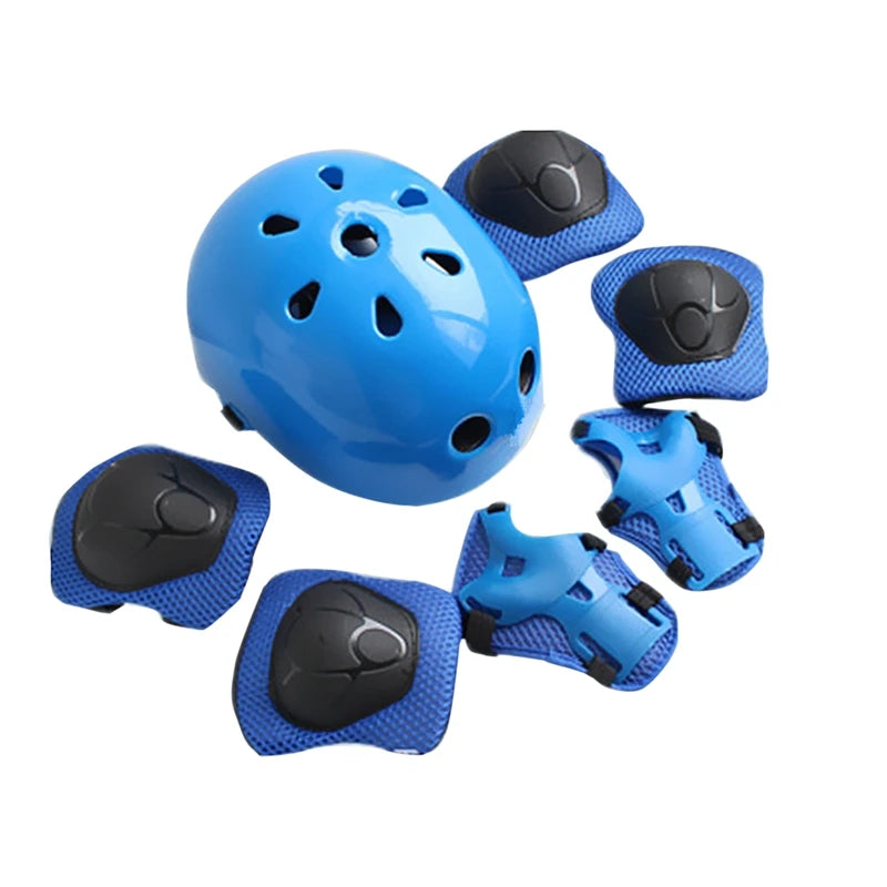 Kids Helmet 6Pcs/Set Protective Gear