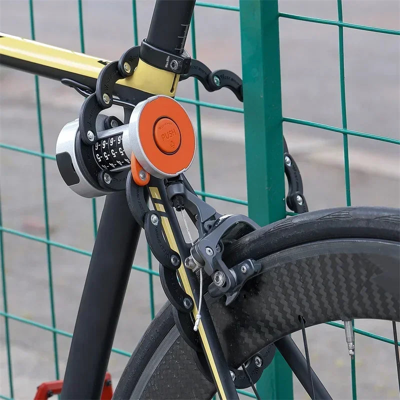 WEST BIKING Bicycle Folding Lock