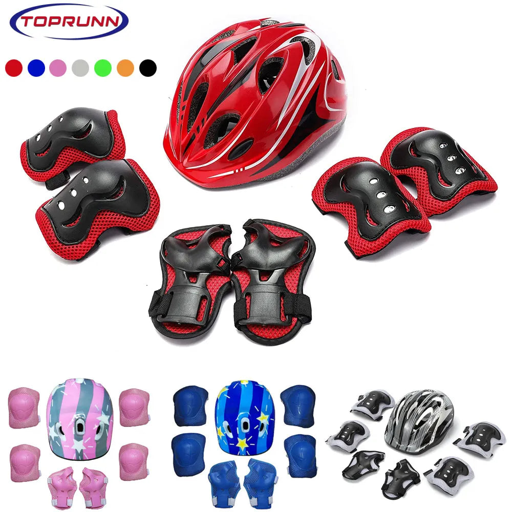 TOPRUNN Kids Helmet W/ protective Gear